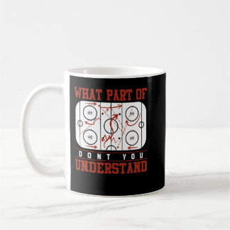 Ice Hockey Tactics Coach Funny Gift Ice Hockey Ess Coffee Mug