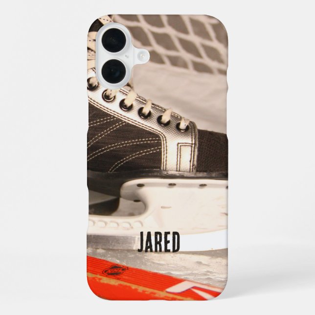 Ice Hockey Themed iPhone Case (Back)