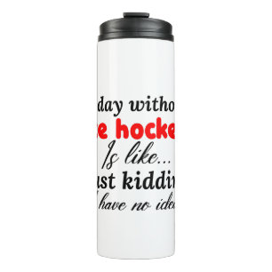 ice hockey thermal tumbler