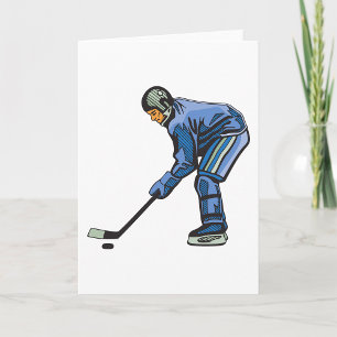 Ice Hockey Time Greeting Cards