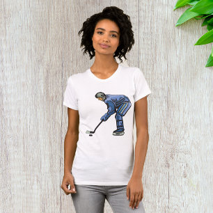 Ice Hockey Time Womens T-Shirt