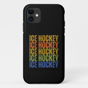 Ice Hockey Typography Case-Mate iPhone Case