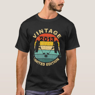 Ice Hockey Vintage 2013 Bday 9Th Birthday Hockey P T-Shirt