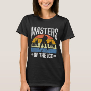 Ice Hockey Vintage Retro Masters Of The Ice  T-Shirt