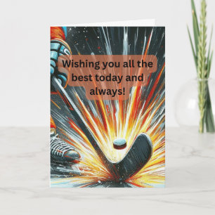 Ice Hockey Wishes Slapshot! Card