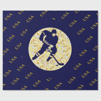 ICE HOCKEY WRAPPING PAPER