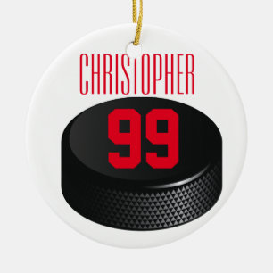 Ice Hocky - Christmas Ornament