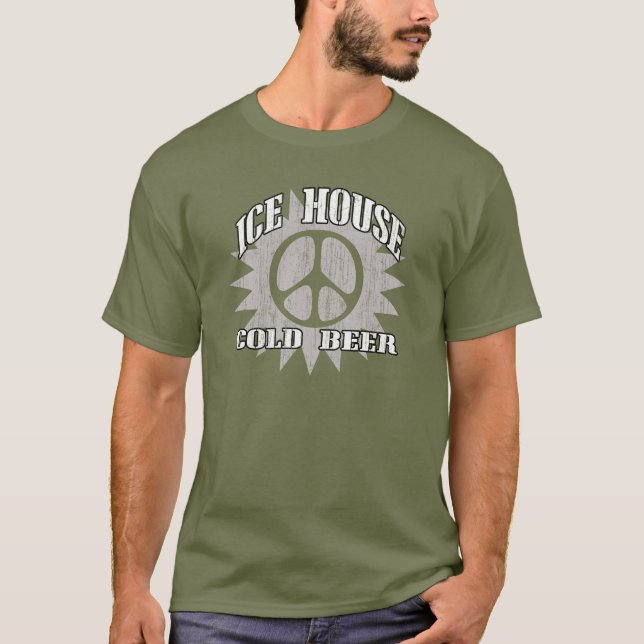 Ice House Cold Beer T-Shirt (Front)