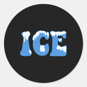 Ice Ice And By Diy Halloween Costume  Classic Round Sticker