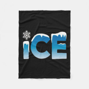 Ice Ice Ba  Fleece Blanket