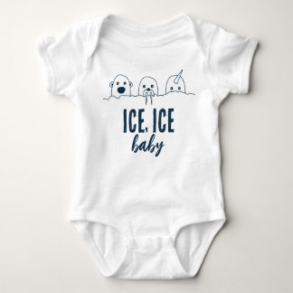 Ice Ice Baby Arctic Animals Baby Long Sleeve Shirt