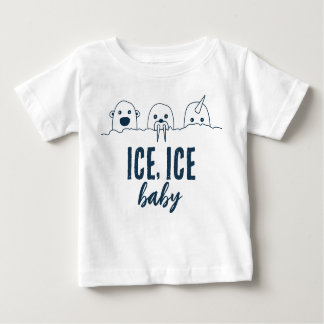 Ice Ice Baby Cute Arctic Animals Baby Shirt