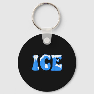 Ice Ice Baby Family Funny Halloween Costume Couple Key Ring