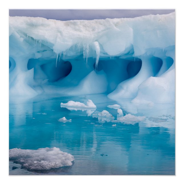Ice in Antarctica Poster (Front)
