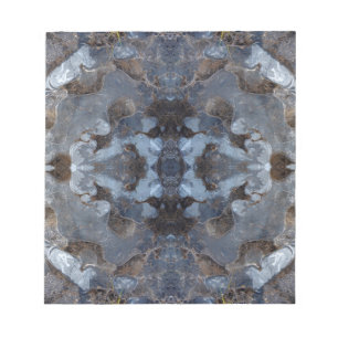 Ice kaleidoscope pattern notepad
