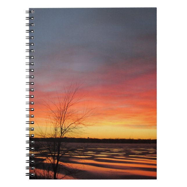 Ice Lake Sunset Notebook (Front)