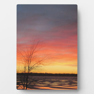 Ice Lake Sunset Plaque