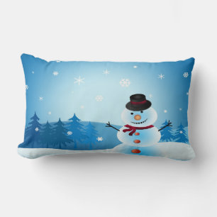 ICE MAN SAYS; MERRY CHRISTMAS LUMBAR CUSHION