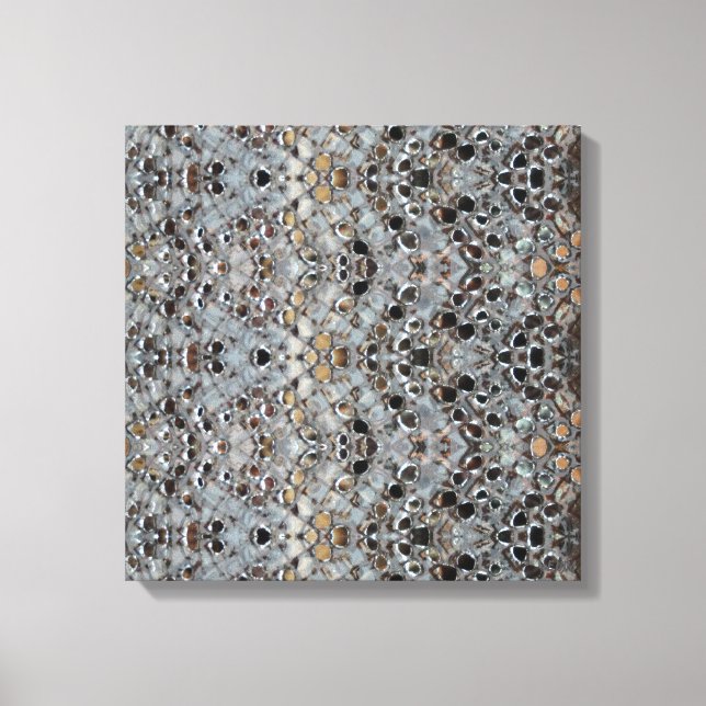 Ice Metal Fire II Stretched Canvas Print (Front)