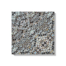 Ice Metal Fire Stretched Canvas Print