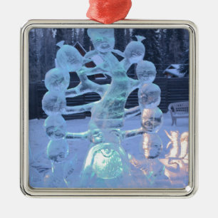 Ice Metal Tree Decoration