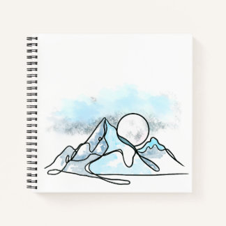 Ice mountain notebook