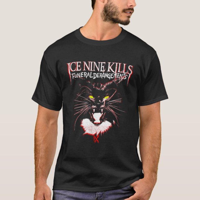 Ice Nine Kills Funeral Derangements Halloween T-Shirt (Front)