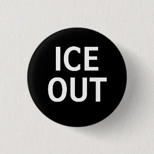ICE OUT 3 CM ROUND BADGE