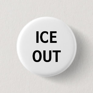 ICE OUT 3 CM ROUND BADGE
