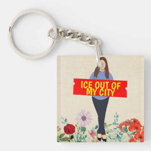 Ice Out of My City Keychain