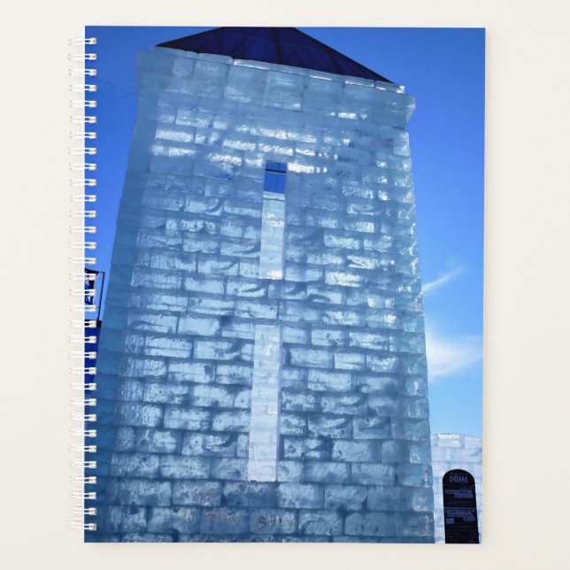 Ice Palace at Carnaval de Quebec, Canada Planner (Front)
