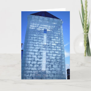 Ice Palace at Carnaval de Quebec, Canada Thank You Card