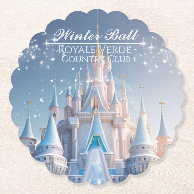 Ice Palace/Winter Ball/Paper Coaster (Front)