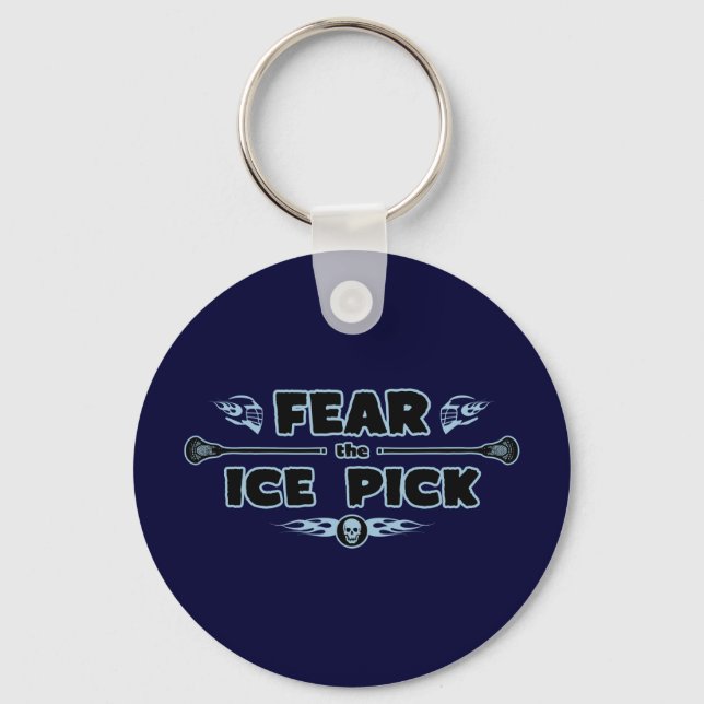 Ice Pick - blue Key Ring (Front)