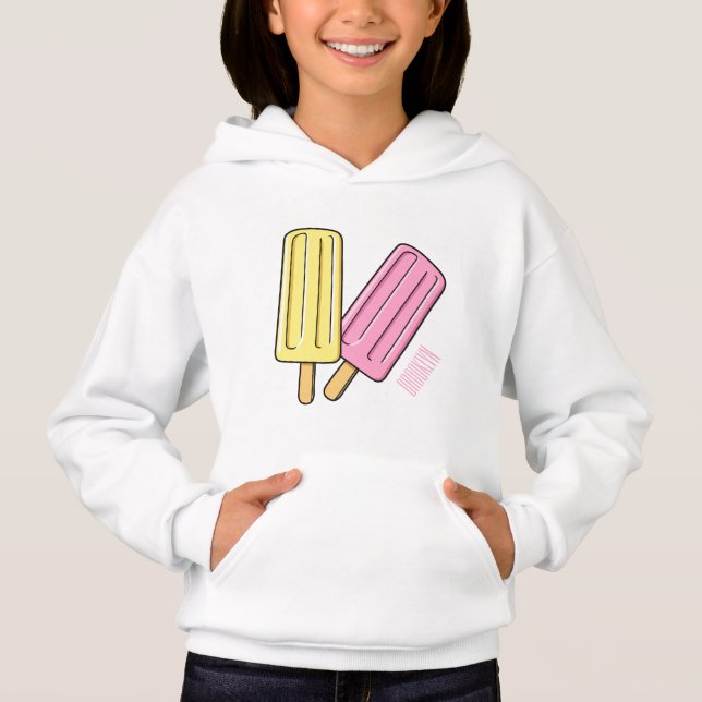 Ice pop cartoon illustration  (Front)
