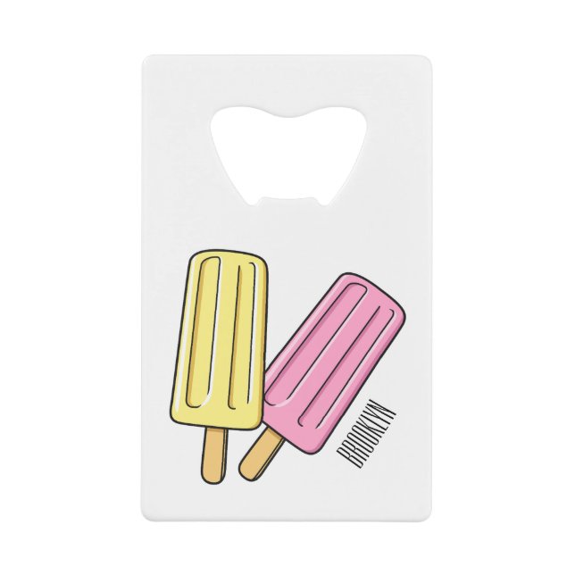 Ice pop cartoon illustration  (Front)