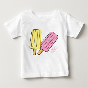 Ice pop cartoon illustration  baby T-Shirt