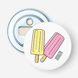 Ice pop cartoon illustration  bottle opener