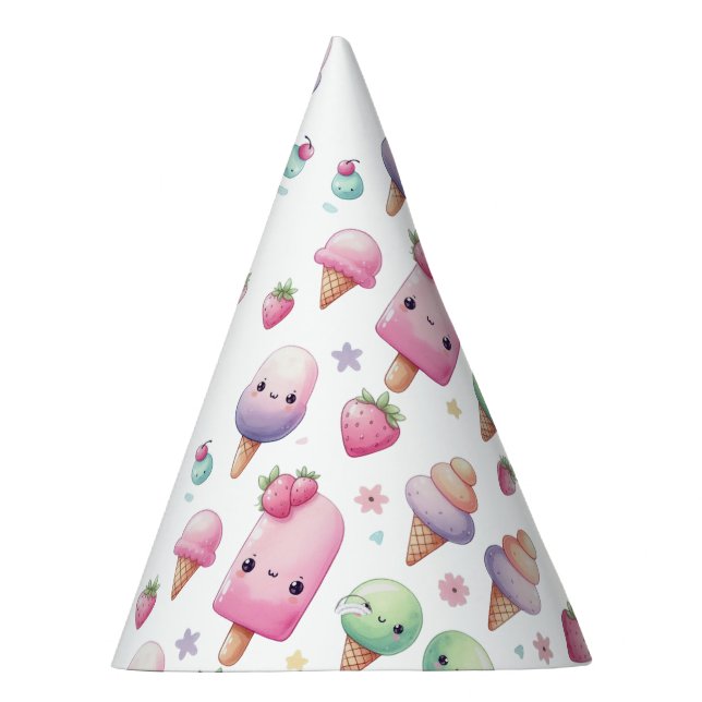 Ice Pop Party Summer Decor Popsicle Birthday Party Party Hat (Right)