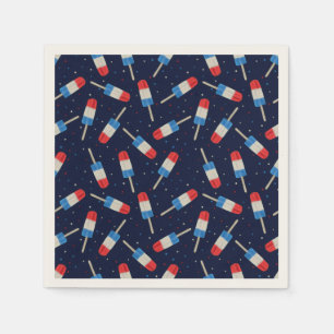 Ice Pops At Night Napkin