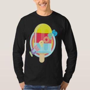 Ice Pops Freeze Frozen Freezen Fruit Juice Cream C T-Shirt