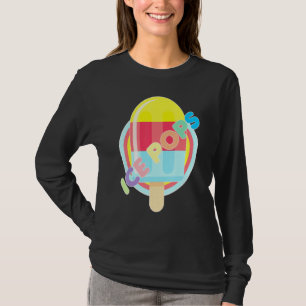 Ice Pops Freeze Frozen Freezen Fruit Juice Cream C T-Shirt
