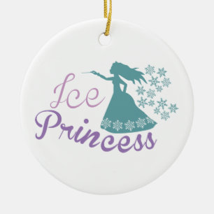 Ice Princess Ceramic Tree Decoration