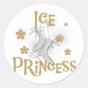 Ice Princess Tshirts and Gifts Classic Round Sticker