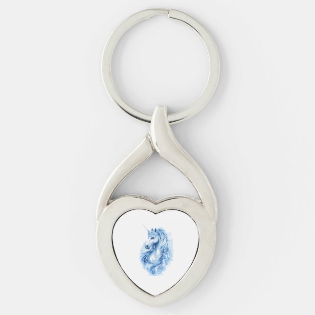 Ice Queen Unicorn (1) Key Ring (Front)