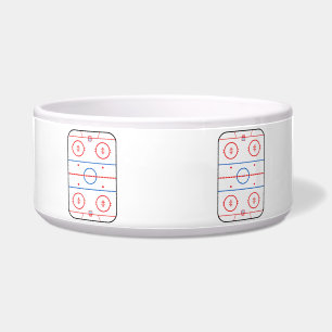 Ice Rink Diagram Hockey Game Decor