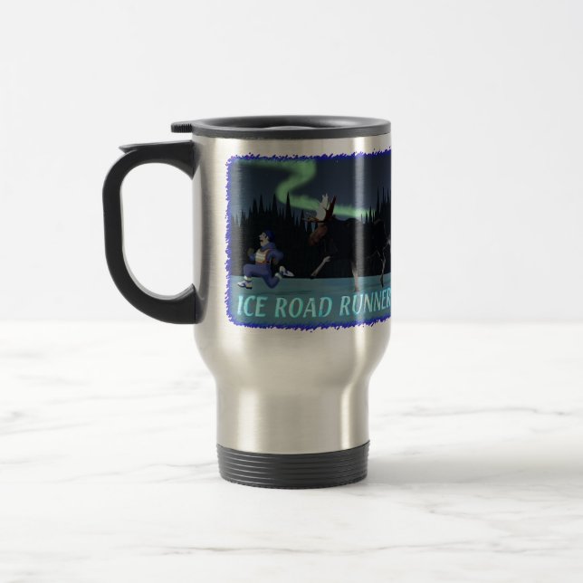 Ice Road Runner Travel Mug (Left)