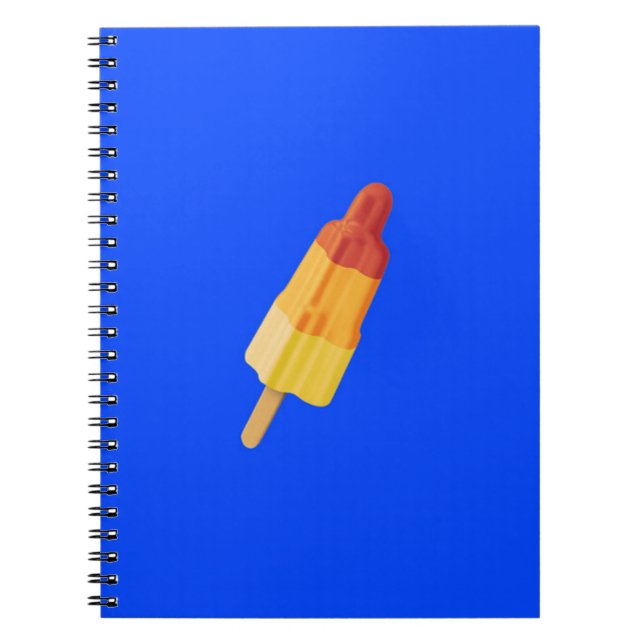 Ice Rocket Spiral Notebook (Front)