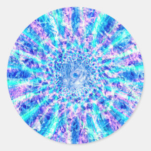 Ice Shards Classic Round Sticker