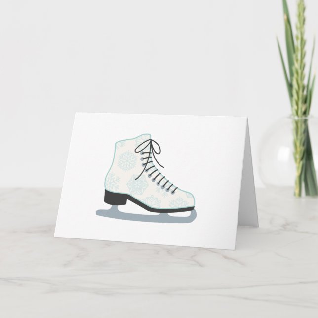 Ice Skate Card (Front)